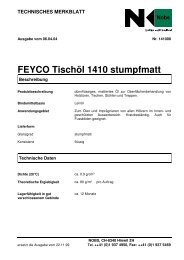 FEYCO Tischöl 1410 stumpfmatt - bei FEYCO