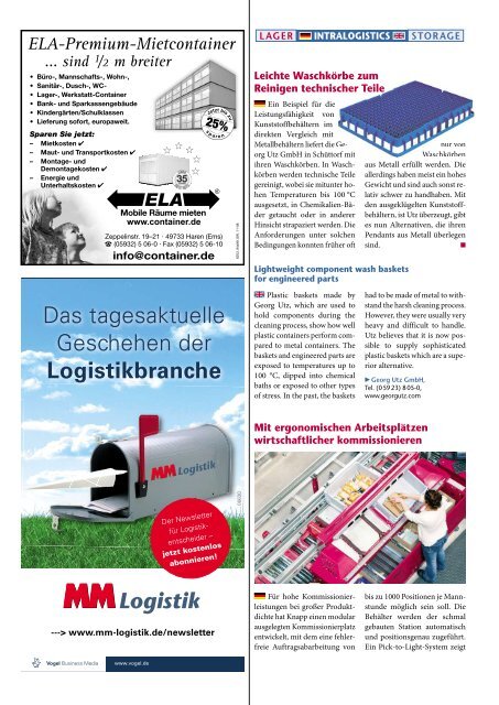 innovative intralogistics - MM Logistik - Vogel Business Media ...