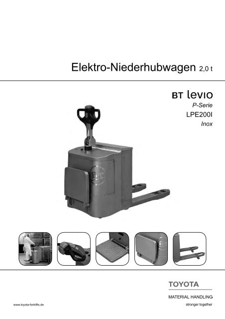 Elektro-Niederhubwagen Levio LPE200I - Toyota Material Handling ...