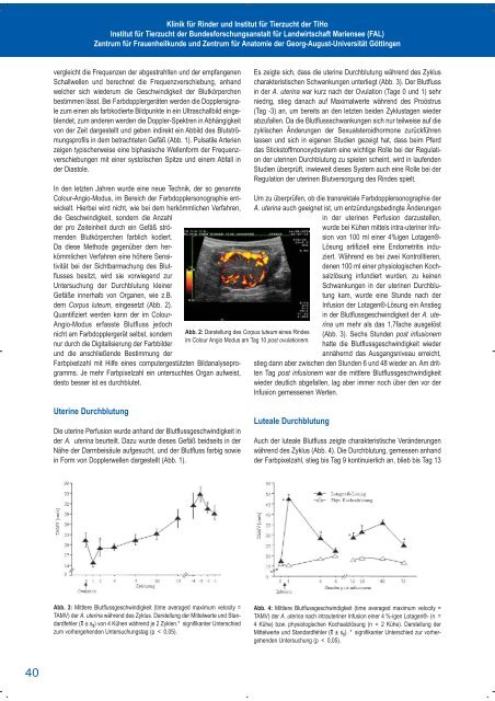 Schwerpunkt: âReproduktionsmedizinâ - TierÃ¤rztliche Hochschule ...