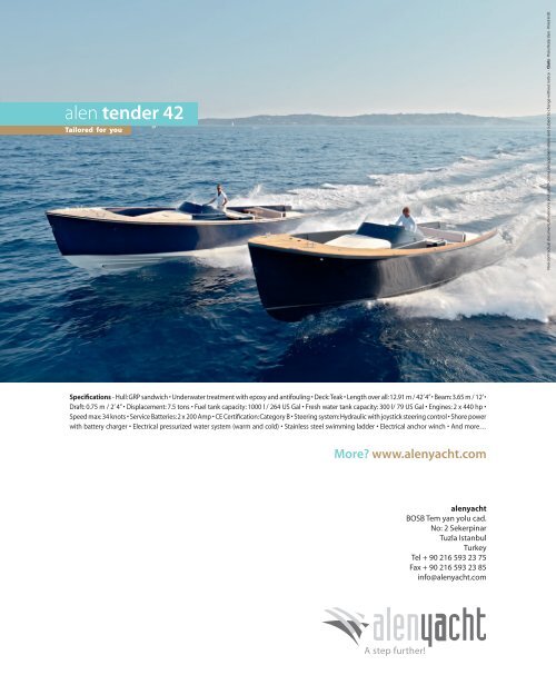 alen tender 42 - Alenyacht