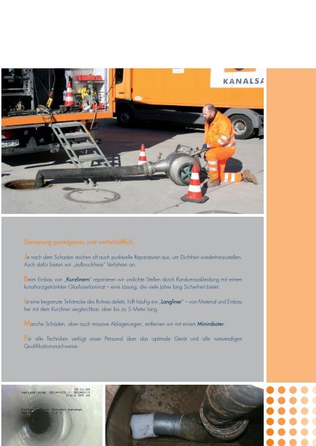 Hausanschluss Sanierung (PDF) - Swietelsky-Faber Kanalsanierung