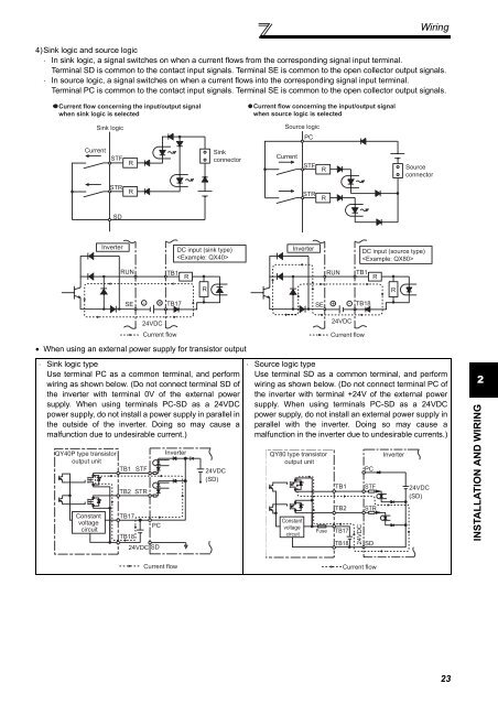 FR-F700 INSTRUCTION MANUAL (BASIC) - MRO Stop