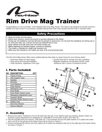 NB-RDT Nashbar Rim Drive Mag Trainer