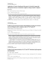 Abstracts of Journal of Indian Chemical Society Vol.85, October ...