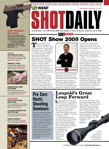 Read all of Friday's SHOT Show news
