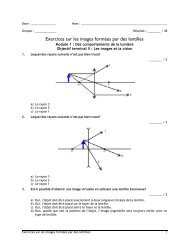 Exercices sur les images formÃ©es par des lentilles