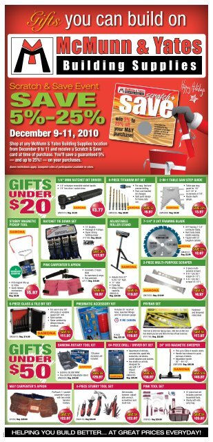 GIFTS GIFTS - McMunn and Yates Do-It Center