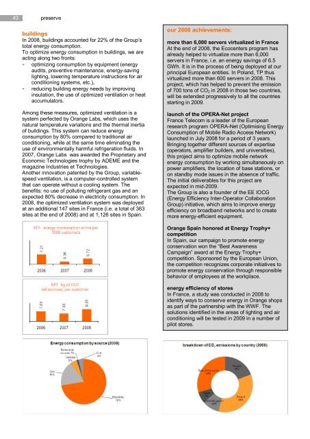 corporate social responsibility complete report France ... - Orange