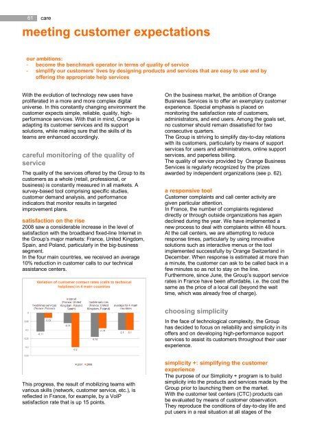 corporate social responsibility complete report France ... - Orange