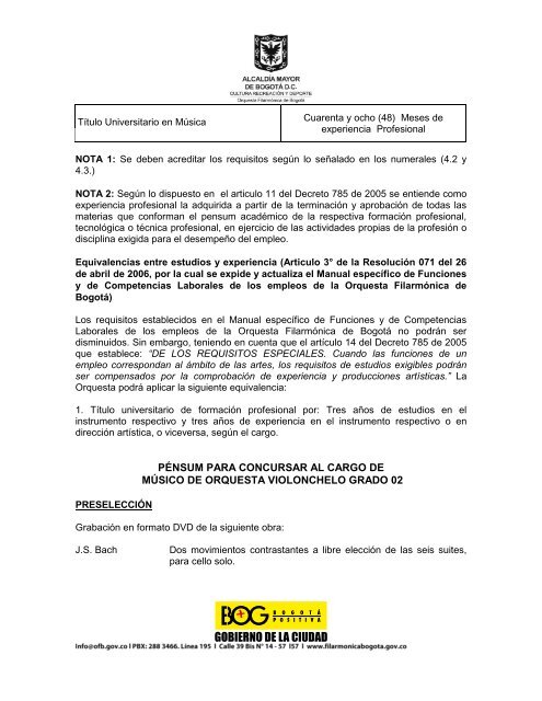 CONVOCATORIA DEFINITIVA PLANTA 001 DE 2011.pdf - Orquesta ...