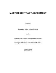 master contract agreement