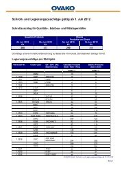 Schrott- und LegierungszuschlÃ¤ge gÃ¼ltig ab 1. Juli 2012 - Ovako