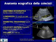 anatomia ecografica delle vie biliari - dr. giampiero ... - Sito web MIEI