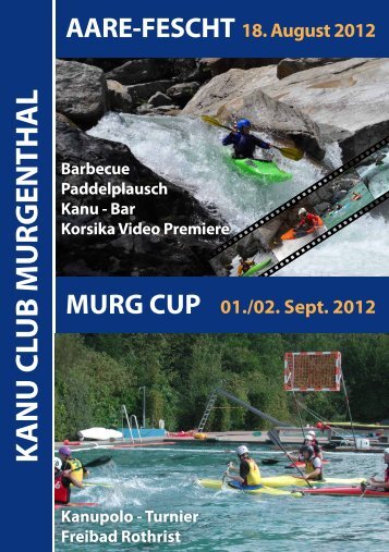 Programm Aare-Fescht Samstag, 18. August 2012 - Kanu Club ...