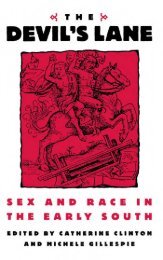 Sex and Race in the Early South