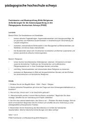 Fachdossier Ethik-Religionen (pdf) - Pädagogische Hochschule ...