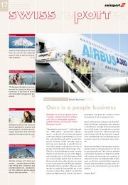 Ours is a people business - Swissport