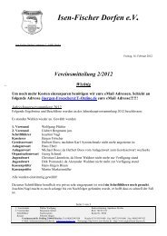 Vereinsmitteilung 2/2012 Wichtig - Isen-Fischer Dorfen