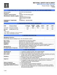 MSDS: YSI 5731 Oxygen Probe Solution - YSI.com