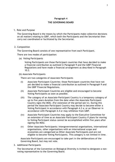 Memorandum of Understanding - Global Biodiversity Information ...