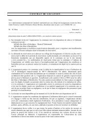 CONTRAT ET PROCES VERBAL DE RECEPTION - Administration ...