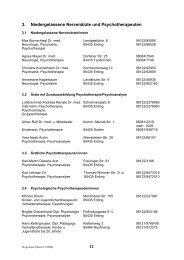 Niedergelassene Nervenärzte und Psychotherapeuten - PSAG Erding