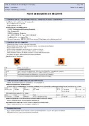 ESSEF: Fiche de sécurité Cellulose Thinner