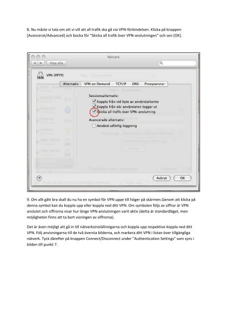 Skapa en VPN-anslutning i Mac OS X 10.5 (Leopard) eller 10.6 ...