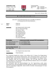 47. Gemeinderatssitzung (474 KB) - .PDF - Gemeinde Itter