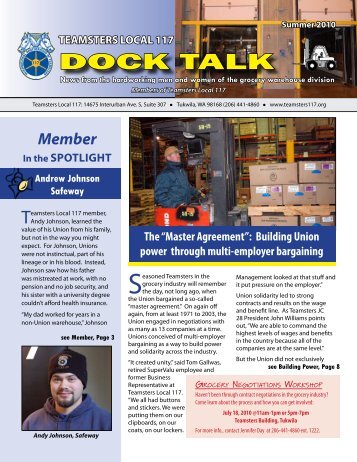 Dock Talk V1, N1 - 2010 - Teamsters Local 117