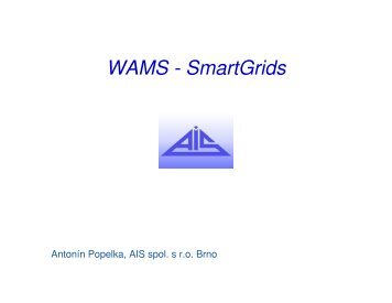 Popelka - WAMS-SmartGrids - AIS spol. s ro