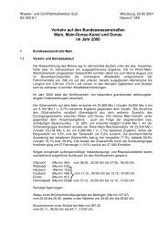 Verkehr auf den BundeswasserstraÃŸen Main, Main-Donau ... - SÃ¼d
