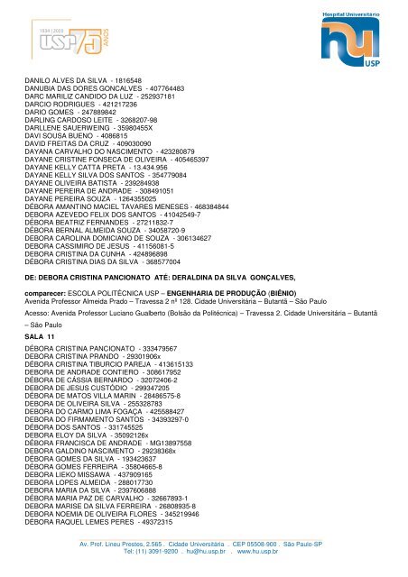 EDITAL HU 7/2012 CONVOCAÃƒÂ‡ÃƒÂƒO PARA A PROVA DE MÃƒÂšLTIPLA ...