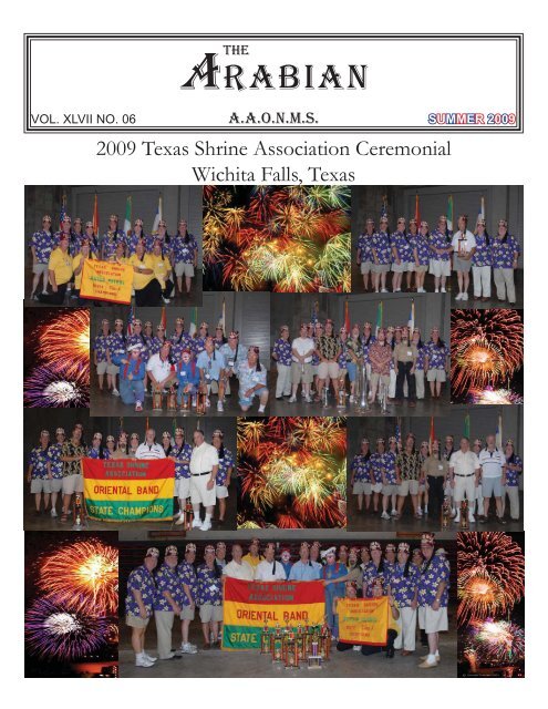 Summer 2009 Arabian Newsletter - Arabia Shrine Temple