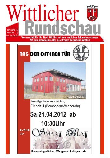 Sa 21.04.2012 ab 10:30Uhr - Wittlich