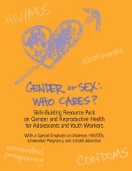 Gender or Sex: who cares? - International Women's Tribune Centre