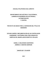 proyecto de grado - Repositorio Digital ESPE - Escuela Politécnica ...