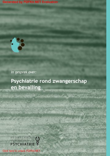 NVvP Psychiatrie rond zwangerschap en bevalling - GGZ inGeest