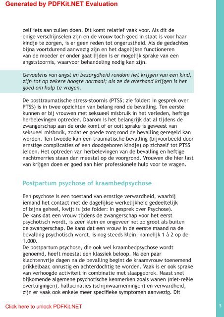 NVvP Psychiatrie rond zwangerschap en bevalling - GGZ inGeest