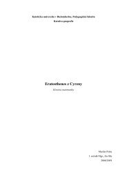 Eratosthenes z Cyreny - Katedra matematiky - Katolícka univerzita v ...