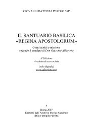 Storia del Santuario BASILICA REGINA DEGLI APOSTOLI a cura di ...