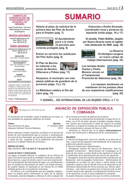 Breve - Ayuntamiento de Azuqueca de Henares