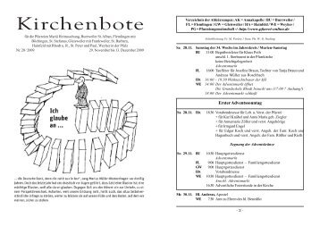 Vorurteile - bei pfarrei-online