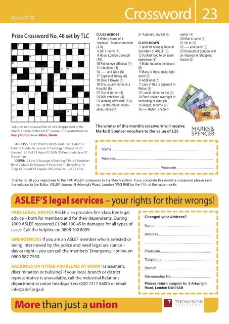 Aslef Journal