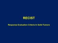 RECIST (Response Evaluation Criteria In Solid Tumors)