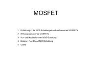 MOSFET - Projektlabor