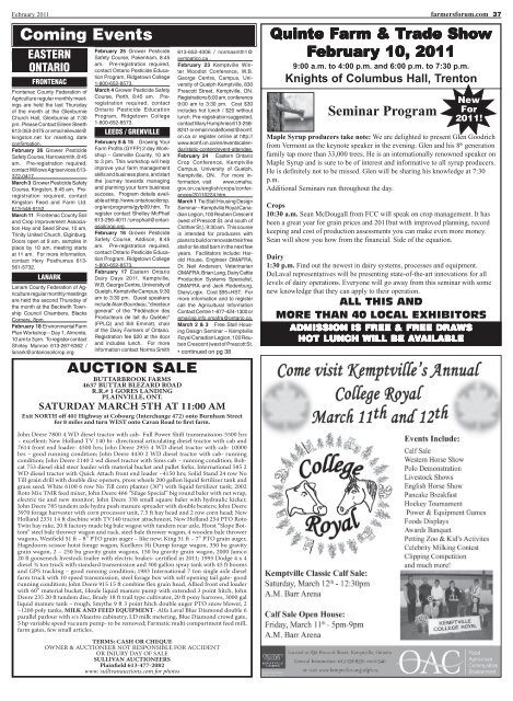 Auctions - Farmers Forum