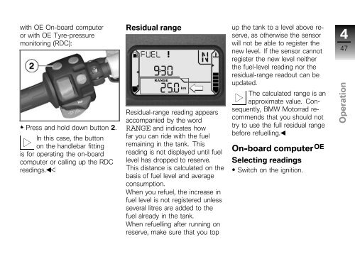 Rider's Manual K 1200 S - K100.biz