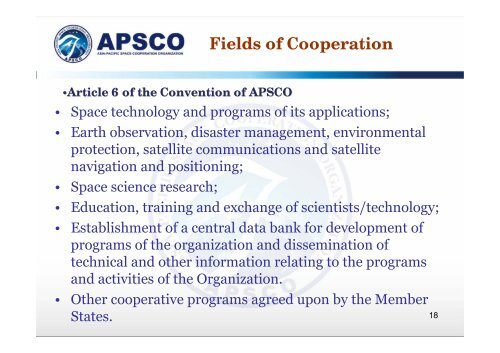 APSCO - APRSAF